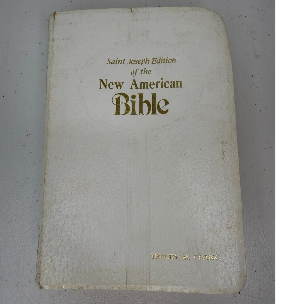 Saint Joseph New American Bible White Catholic Publishing Co Tracy Clark